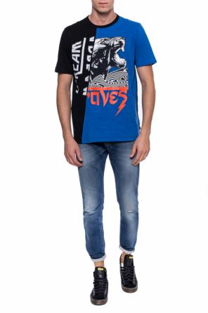 T-shirt z nadrukiem z napisami, zdjęcie 2 T-shirt z nadrukiem z napisami od Diesel